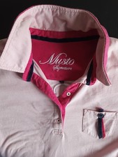 MUSTO POLO SHIRT SIZE 14  100%