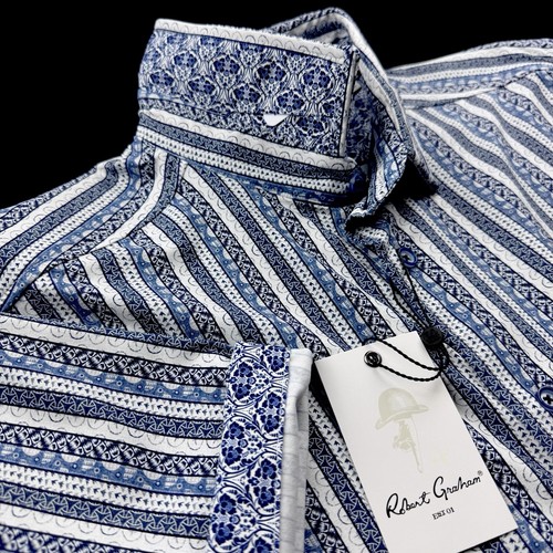 Robert graham geometric stripe - geometric,