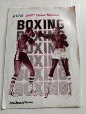 Boxing Atari 2600 Game Manual Instructions