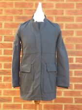 BNWOT Womens Parka London Black Long Winter Coat Jacket Multi Pockets S
