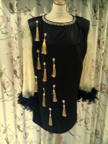 Deluxe drag queen black yellow - drag,