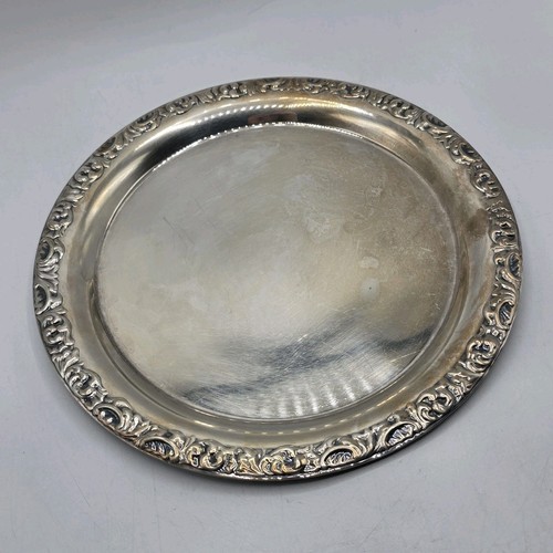 Vintage plated serving tray - serving,