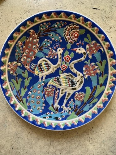 Decorative plate handmade - plate,