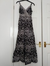 Ladies Strappy Summer Maxi  Dress Size 8 Bhs
