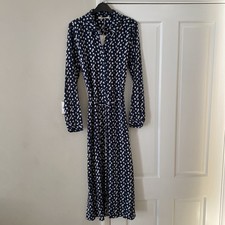 WOOLOVERS Women's Navy & White