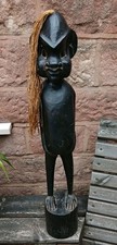 Hand Carved Wood African Boy