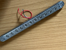 12V 16" Slim-Line Indicator Bar with chrome bezel