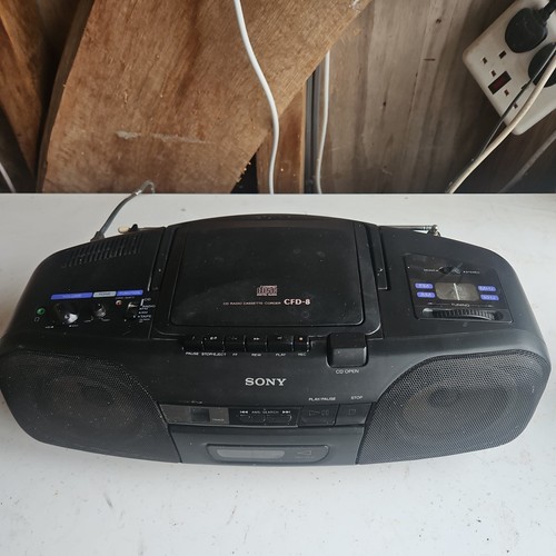 Sony radio cassette - sony, cd/radio/cassette-corder