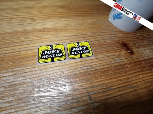 Joey dunlop helmet decal - decal, set