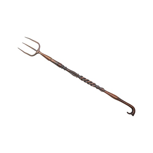 Antique treen copper bird - antique,