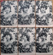 Woman & Wine Grape Vines 1905