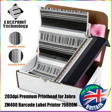 79800M Printhead for Zebra ZM400 Printer - 203dpi Precise Thermal Print Head