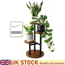 3 Tier Metal & Wooden Plant