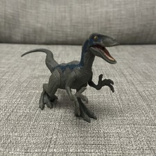 Jurassic World 2 Attack Pack BLUE VELOCIRAPTOR 6.75" Long Mattel Figure 2017