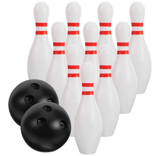 Wooden bowling ball fun - bowling,