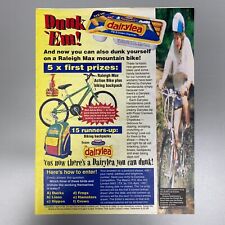 DAIRYLEA DIP & CHIPSTICKS RALEIGH MAX ACTION BIKE 1997 VINTAGE RETRO ADVERT