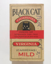 BLACK CAT MILD CIGARETTE PACKET 10 SIZE CARRERAS VIRGINIA STANDARD