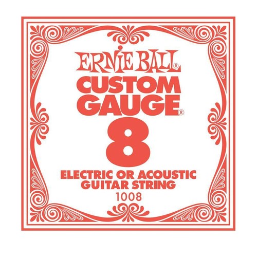 One ernie ball plain steel - one,