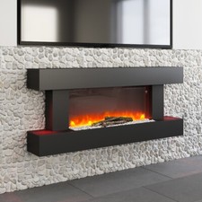 Wall mounted electric - mounted, fire