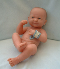 Berenguer 14" Newborn Baby Boy Doll Realistic Nude Anatomically Correct