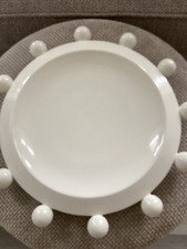 large white decorative dish /