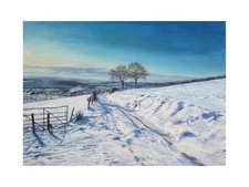 Snowy Welsh Winter Landscape