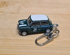 1/72 DIECAST MODEL CAR MINI COOPER RALLY KEYCHAIN KEYRING 