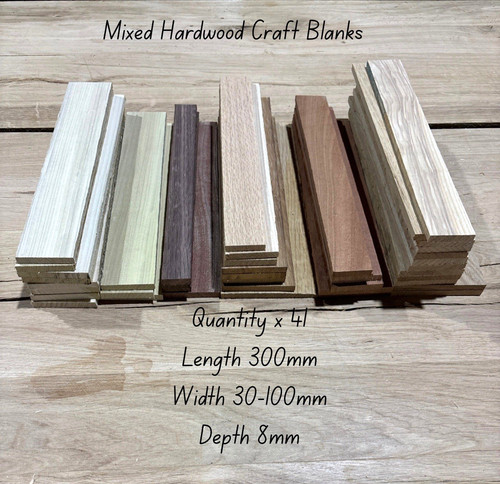 Mixed hardwood offcuts craft - hardwood,