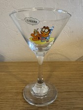 Vintage Garfield Martini Glass