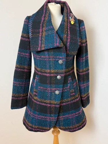 Joe browns plaid coat - joe, uk10