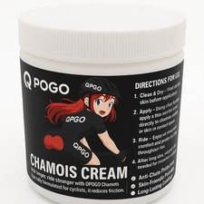 QPOGO SUPER COMFORT CHAMOIS CREAM LARGE TUB 350ML UK STOCK FAST DELIVERY 