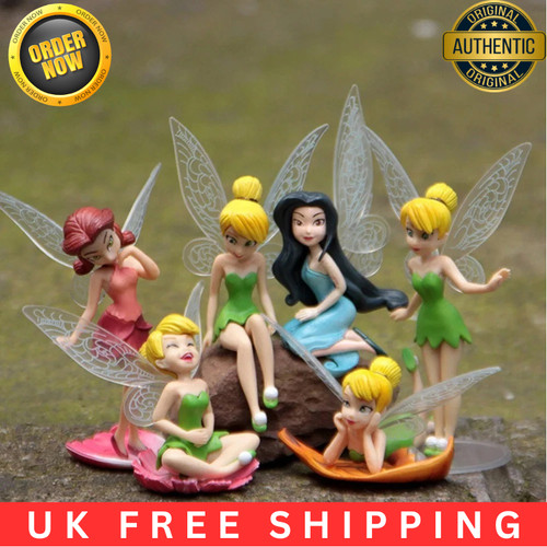6pc set tinkerbell fairy - 6pc/set,