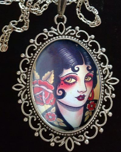 1920s pin girl - pin, up