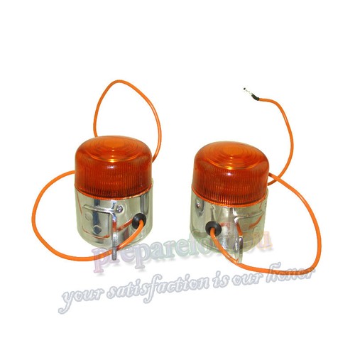 Chrome steel turn signals - chrome,