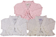 Baby Girl Cardigan Bolero Couche Tot Crystals Bridesmaid Christening wedding