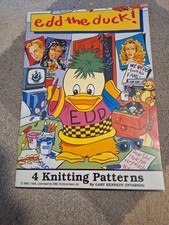 Edd The Duck 4 DK Knitting Pattern Booklet Gary Kennedy Intarsia 24" to 44"