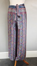 Plus Size Tie Wrap Palazzo