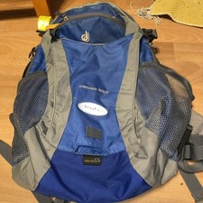 Deuter Cross Bike Rucksack Blue with Official Rain Cover