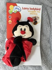 Sainsburys Larry Ladybird  Red & Black Comforter Plush Soft Toy new