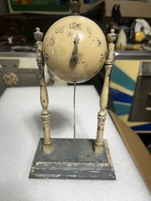 Antique World Fair Globe Clock For Parts Or The Love Of The Game