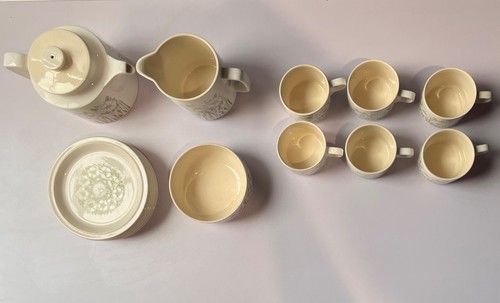Hornsea pottery set cups - hornsea, set: