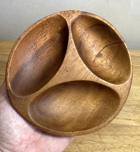 Teak wood bowl - teak,