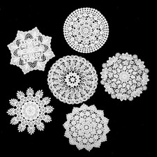 6 Pcs Lace Doilies for Tables