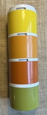 4 Vintage Tupperware Stacking Pots 1308 retro. Spice Herbs. Camper Van. Prop