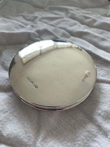 Sterling silver compact - sterling,