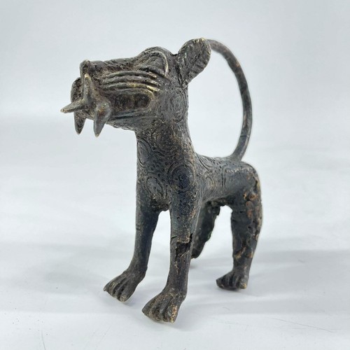 Benin bronze leopard nigeria - bronze,