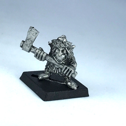 Forest goblin with axe - goblin, dated