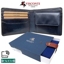 Leather Wallet RFID Tap & Go