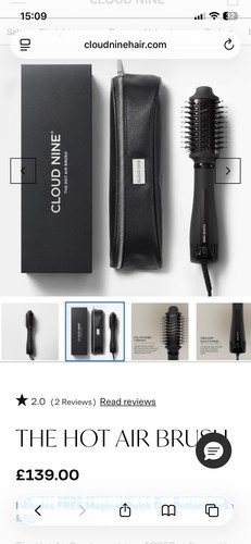 Cloud nine hot brush not - hot, used