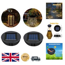 Set of 2 LED Solar Panel